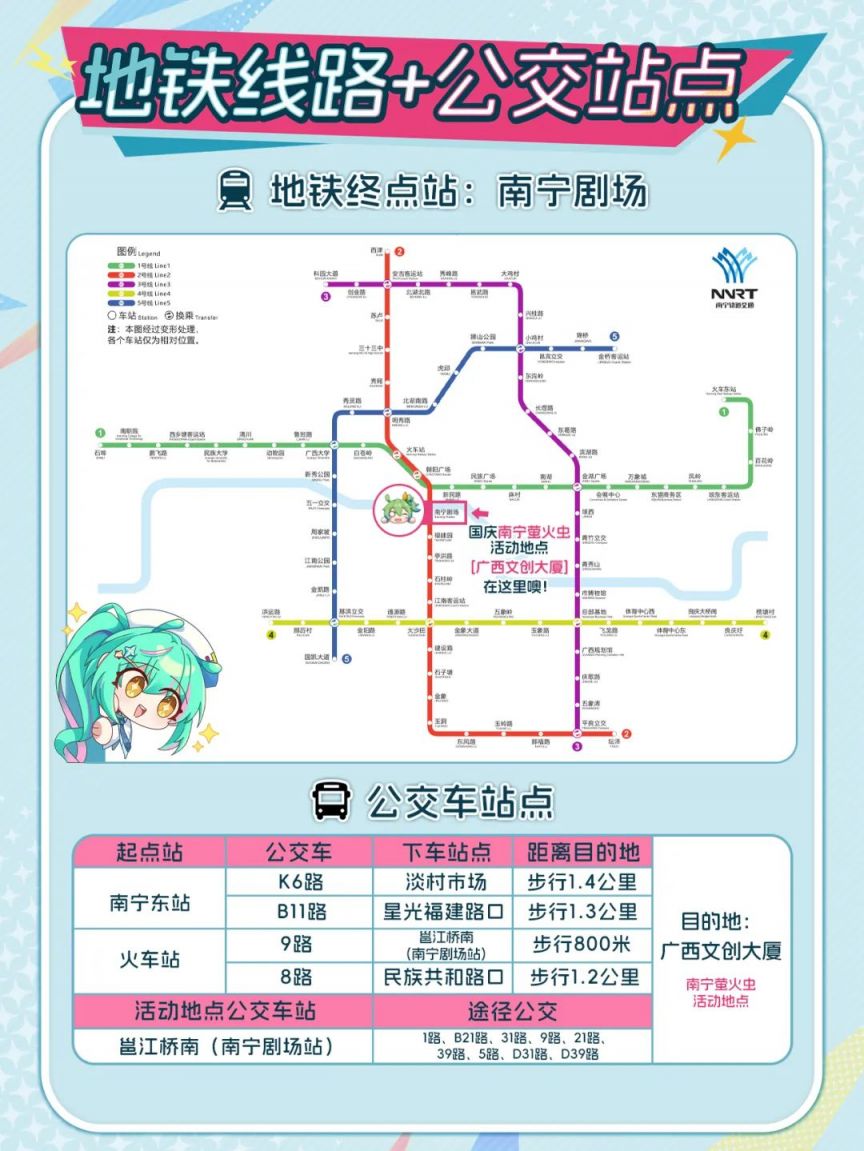 2024年南宁萤火虫动漫游戏嘉年华地点+交通攻略(图1)