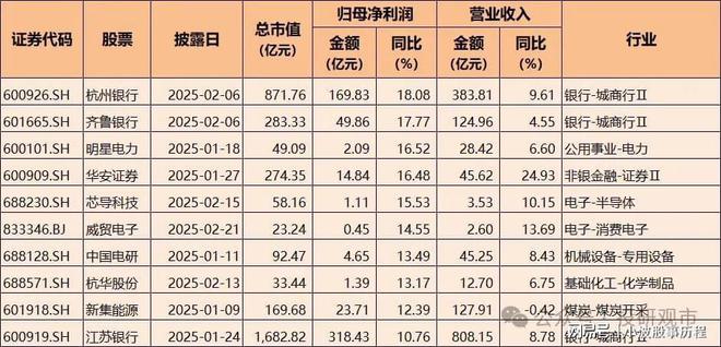 2024年A股业绩快报：净利润增长超70%电子科技类公司表现亮眼(图7)